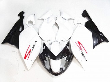 Carénages Moto BMW K1200S 2005-2010 - Blanc Noir Brillant Vendre