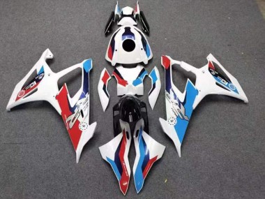 Carénages Moto BMW S1000RR 2019-2022 - Blanc Rouge Bleu Vendre