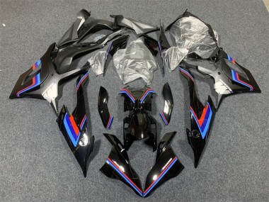 Carénage Moto BMW S1000RR 2019-2022 - Noir Bleu Rouge Vendre