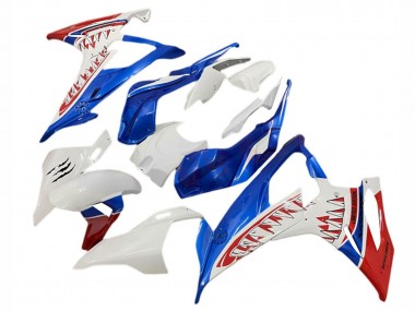 Carénages Moto BMW S1000RR 2019-2022 - Blanc Bleu Rouge Requin Vendre