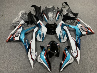 Carénages Moto BMW S1000RR 2019-2022 - Bleu Rouge Blanc Motul 98 Vendre