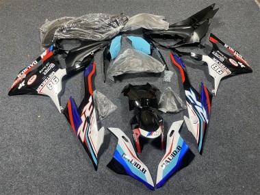 Carénages Moto BMW S1000RR 2019-2022 - Bleu Blanc Rouge 98 Vendre