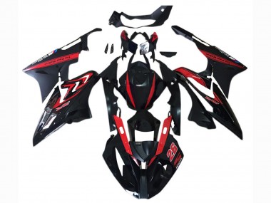 Carénage Moto BMW S1000RR 2017-2018 - Rouge Noir Brillant Noir Mat Vendre