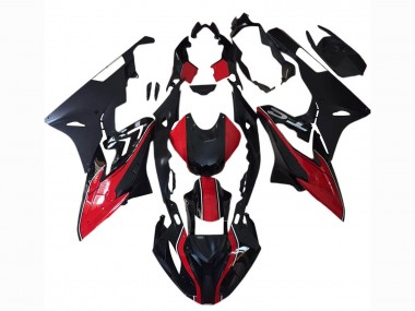 Carénages Moto BMW S1000RR 2017-2018 - Rouge Noir Mat Vendre