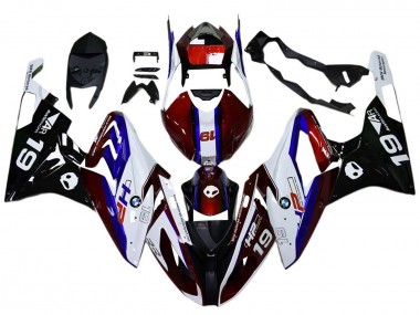 Carénages Moto BMW S1000RR 2017-2018 - Blanc Rouge Bleu Noir Vendre