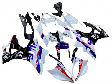 Carénages Moto BMW S1000RR 2009-2014 - Blanc Rouge Bleu Noir Tyco Vendre