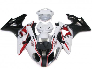 Kits Carénage Moto ABS BMW S1000RR 2009-2014 - Blanc Rouge Noir Brillant Vendre