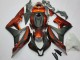 Kits Carénage Moto Honda CBR600RR 2007-2008 - Orange Noir Mat