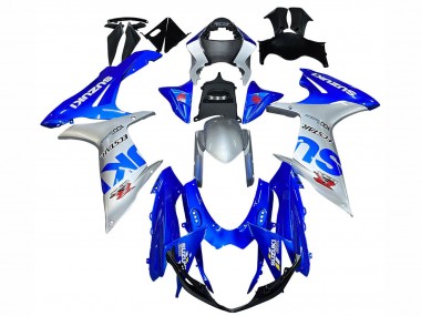 Carénages Moto Suzuki GSXR 600 / GSXR 750 2011-2024 - Bleu Argent Ecstar Vendre