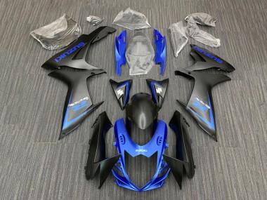 Kits Carénage Moto Suzuki GSXR 600 / GSXR 750 2011-2024 - Bleu Noir Mat Vendre