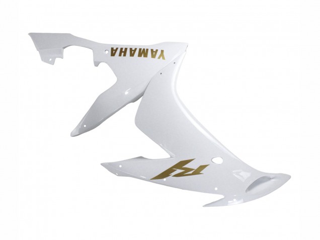 Carénages Moto Yamaha YZF 1000 R1 2004-2006 - Blanc Or Décalque