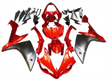 Carénage Moto Yamaha YZF 1000 R1 2007-2008 - Rouge Noir Mat Vendre