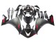 Carénage Moto Yamaha YZF 1000 R1 2009-2011 - Noir Mat Rouge Décalque