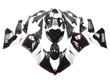 Carénage Moto Yamaha YZF 1000 R1 2012-2014 - Blanc Rouge Noir Brillant Vendre