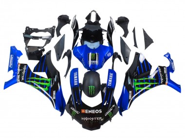 Carénages Moto Yamaha YZF 1000 R1 2015-2019 - Bleu Noir Mat Vert Monstre ENEOS Vendre