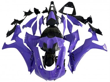 Carénages Moto Yamaha YZF 1000 R1 2020-2025 - Violet Noir Brillant Vendre