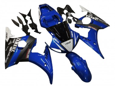 Carénages Moto Yamaha YZF R6 2003-2004 - Bleu Blanc Noir Brillant Yamalube Vendre
