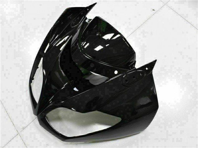 Carénages Moto Kawasaki ZX6R 2009-2012 - Noir Brillant Blanc Ninja