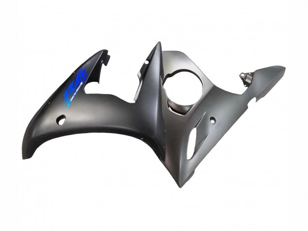 Carénages Moto Yamaha YZF R6S 2006-2009 - Noir Mat Bleu