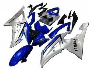 Carénages Moto Yamaha YZF 600 R6 2008-2016 - Argent Bleu Vendre