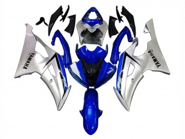 Carénages Moto Yamaha YZF 600 R6 2008-2016 - Argent Bleu Vendre