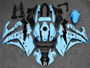 Carénages Moto Yamaha YZF R3/R25 2015-2018 - Bleu Clair Noir Yamalube 21 Vendre