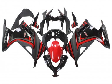 Carénages Moto Kawasaki EX300 2013-2017 - Rouge Noir Vendre