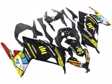 Carénages Moto Kawasaki EX300 2013-2024 - Noir Brillant Jaune Rouge Vert Bleu Blanc Vendre