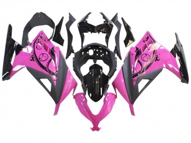 Carénages Moto Kawasaki EX300 2013-2017 - Rose Noir Vendre