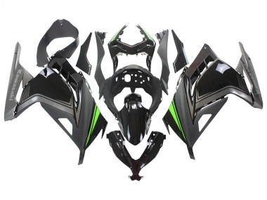Carénages Moto Kawasaki EX300 2013-2017 - Noir Brillant Noir Mat Vert Vendre