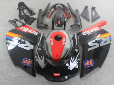 Carénages Moto Aprilia RS125 2000-2005 - Noir Rouge Argent Vendre