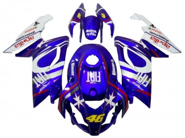 Carénages Moto Aprilia RS125 2006-2011 - Blanc Bleu Fiat 46 Vendre
