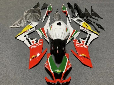 Carénages Moto Aprilia RS4 50 125 2012-2018 - Blanc Rouge Vert Jaune Vendre