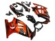 Carénages Moto Honda CBR600 F3 1995-1996 - Orange Noir Brillant