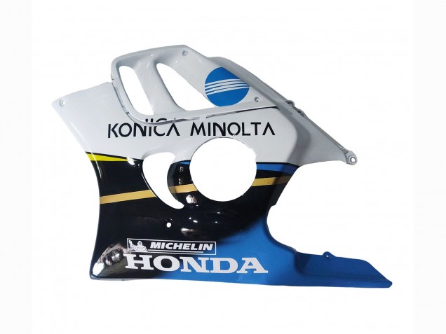 Carénages Moto Honda CBR600 F3 1997-1998 - Blanc Bleu Noir Brillant