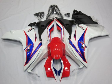 Carénages Moto Honda CBR600F 2011-2013 - Blanc Rouge Bleu HRC Vendre