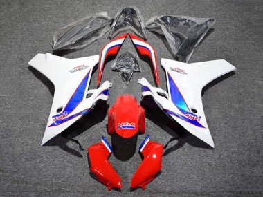Carénage Moto Honda CBR600F 2011-2013 - Blanc Rouge Bleu HRC Vendre