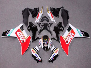 Carénages Moto Honda CBR600F 2011-2013 - Blanc Rouge Or Noir Brillant Givi Vendre