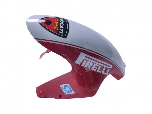Carénages Moto Ducati 848/1098/1198 2007-2014 - Blanc Rouge Noir Brillant Valsir Xerox