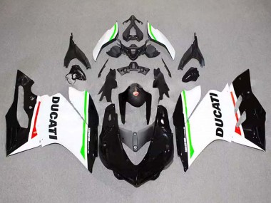 Carénages Moto Ducati 1299 2015-2020 - Blanc Rouge Vert Noir Brillant Vendre