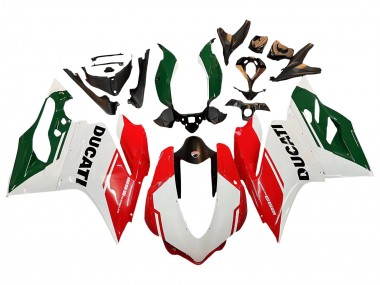 Carénages Moto Ducati 1299 2015-2020 - Blanc Rouge Vert Noir Mat Vendre