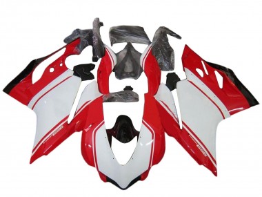 Kits Carénage Moto Ducati 959 2015-2020 - Blanc Rouge Noir Brillant Vendre