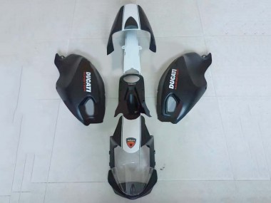 Carénages Moto Ducati Monster 696 796 1100 1100S 2008-2012 - Blanc Noir Mat Vendre