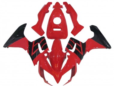 Carénages Moto Honda CBR125R 2002-2006 - Rouge Noir Brillant Bande Vendre