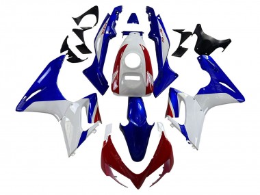 Carénages Moto Honda CBR125R 2002-2006 - Blanc Bleu Rouge Vendre