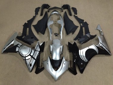 Carénages Moto Honda CBR500R 2013-2015 - Argent Noir Brillant Vendre