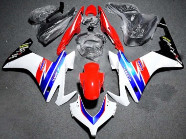 Carénage Moto Honda CBR500R 2013-2015 - Blanc Rouge Bleu HRC Vendre