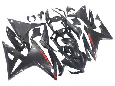 Carénages Moto Honda CBR500R 2016-2018 - Noir Fibre de Carbone Rouge Vendre