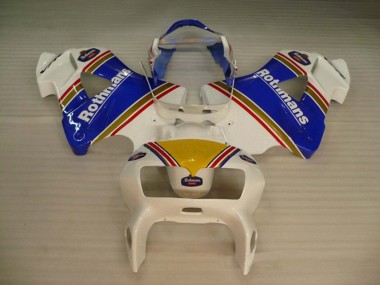 Carénages Moto Honda VFR 800 1998-2001 - Blanc Bleu Or Rothmans Vendre