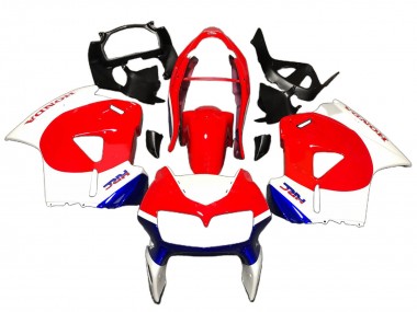 Carénages Moto Honda VFR 800 1998-2001 - Blanc Rouge Bleu Vendre